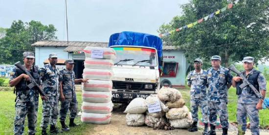 सशस्त्र प्रहरीद्वारा १ अर्ब २६ करोड बढी मूल्यका चोरीपैठारी सामान भन्सार दाखिला